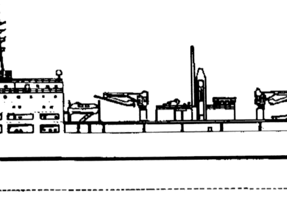 Корабль FGS Schwartzwald [Replenishment Ship] - чертежи, габариты, рисунки